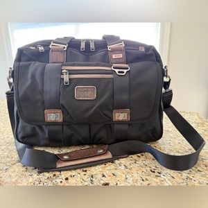 TUMI Alpha Bravo Men's Pinckney Flap Brief Briefcase Carry-On Shoulder Bag